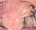 Portrait of Madame Gely On the Couch Impressionist women Frederick Carl Frieseke